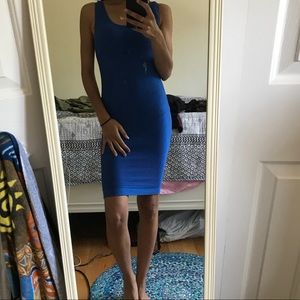 Blue Bodycon Dress from Bebe